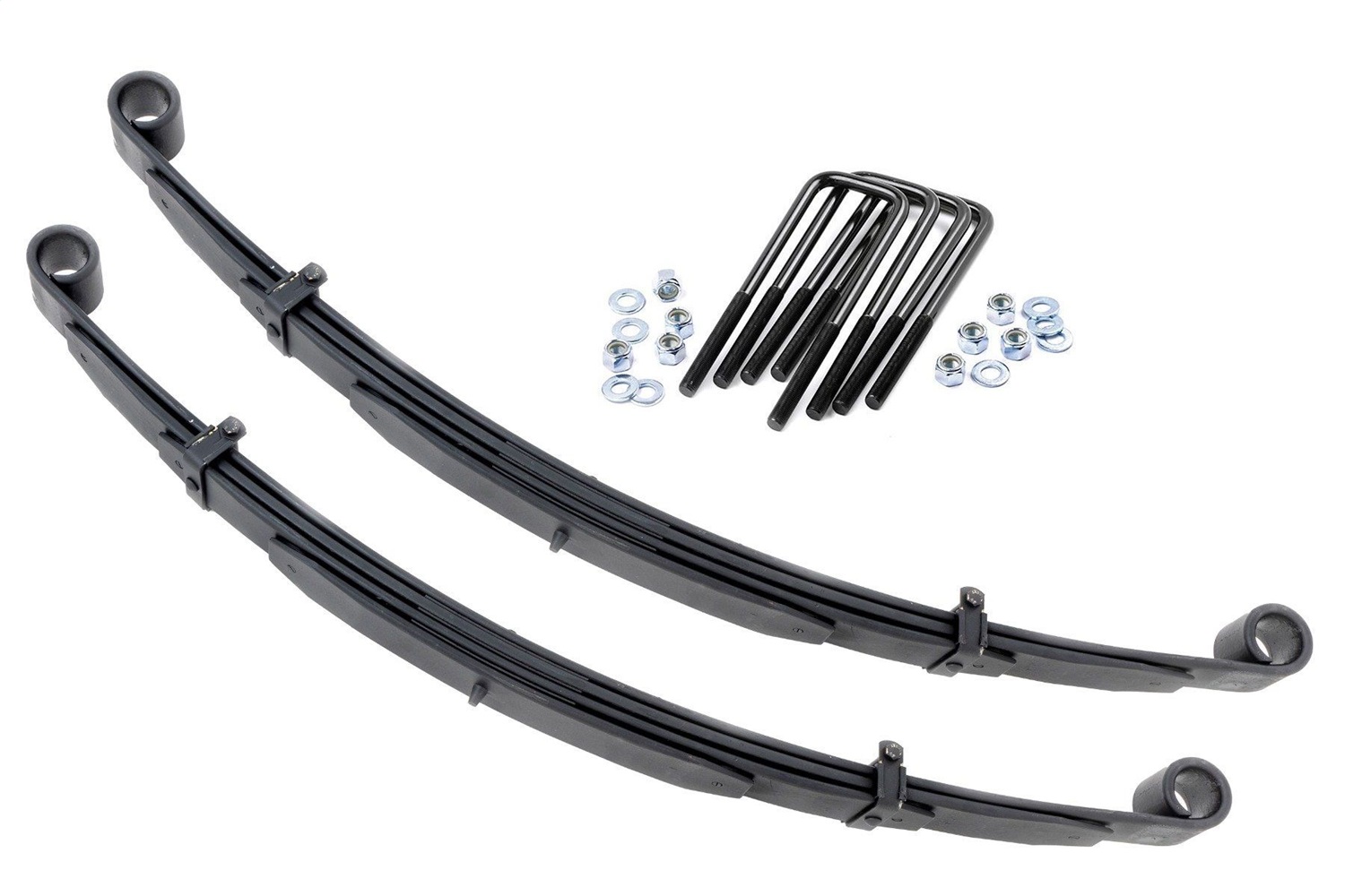 Rough Country 8044KIT - Front Leaf Springs - 4 inch Lift - Pair - Ford F-250 4WD (1980-1997)