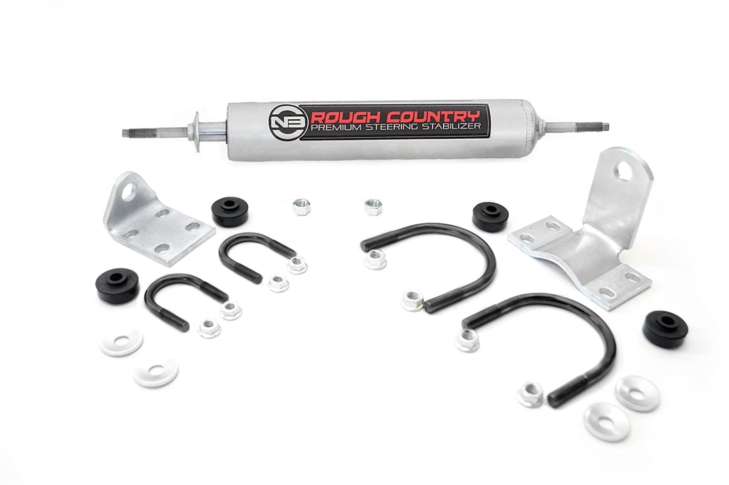 Rough Country 8735530 - N3 Steering Stabilizer - Chevy/GMC C10/K10 Truck/C25/K25 Truck/Half-Ton Suburban/Jimmy (69-72) Rough Country 8735530 - N3 Steering Stabilizer - Chevy/GMC C10/K10 Truck/C25/K25 Truck/Half-Ton Suburban/Jimmy (69-72)