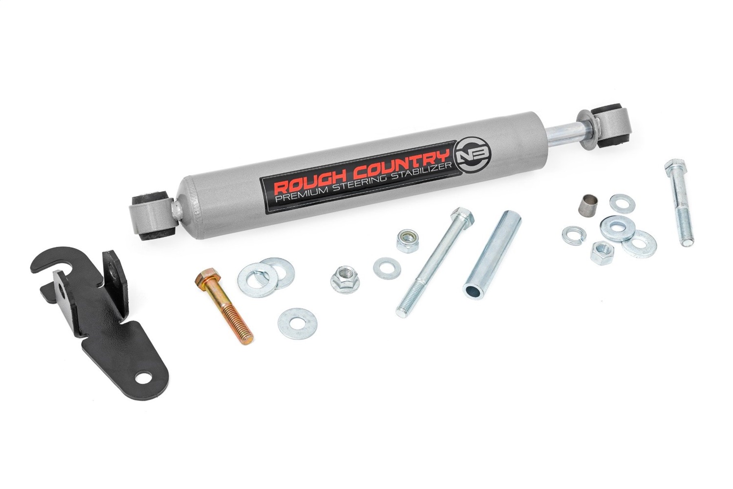 Rough Country 8730130 - N3 Steering Stabilizer - Chevy/GMC 2500HD/3500HD (16-24)