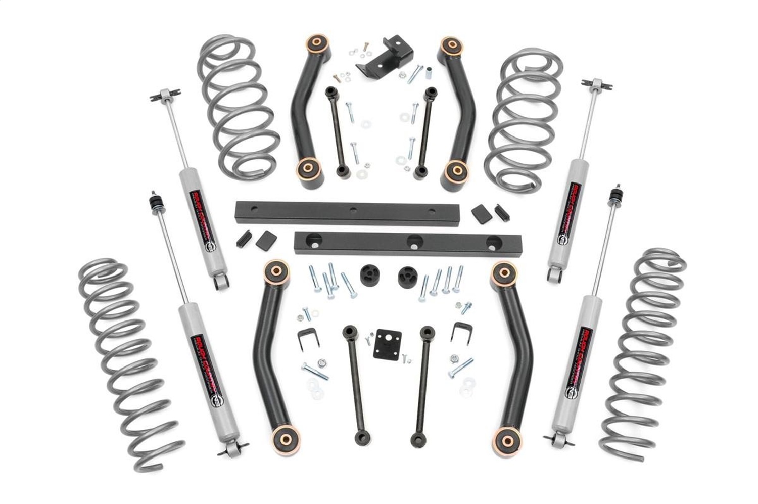 Rough Country 90730 - 4 Inch Lift Kit - Jeep Wrangler TJ (03-06)/Wrangler Unlimited (04-06) Rough Country 90730 - 4 Inch Lift Kit - Jeep Wrangler TJ (03-06)/Wrangler Unlimited (04-06)