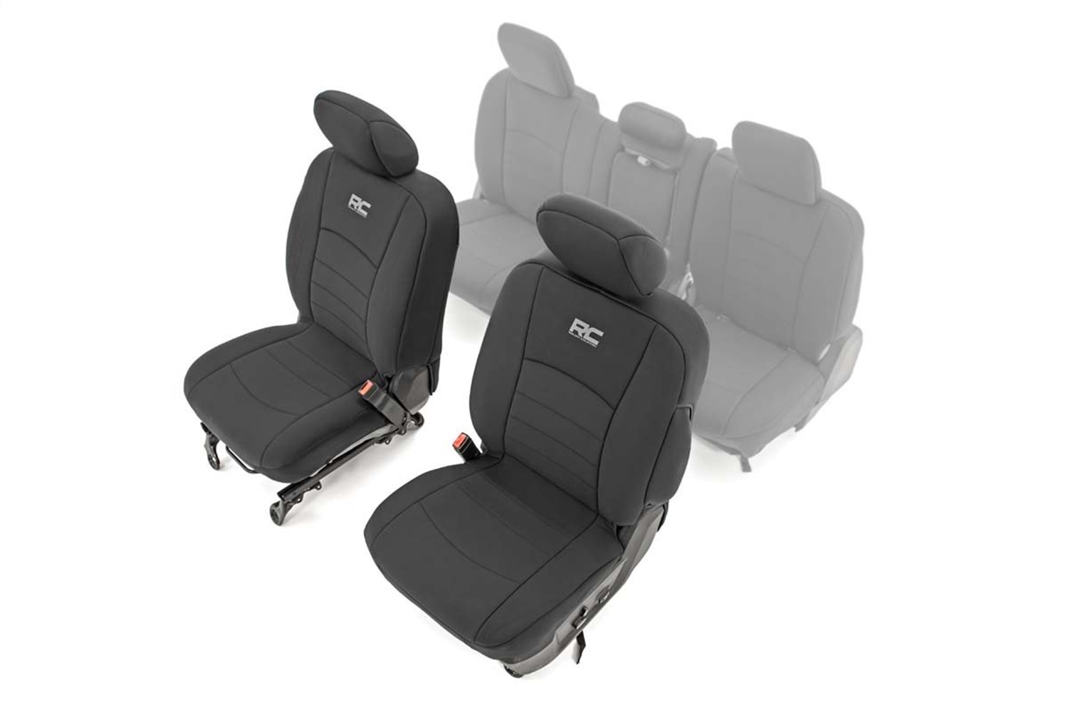 Rough Country 91040 - Seat Covers -Bucket Seats - FR - Ram 1500 2WD/4WD (2019-2025) Rough Country 91040 - Seat Covers -Bucket Seats - FR - Ram 1500 2WD/4WD (2019-2025)