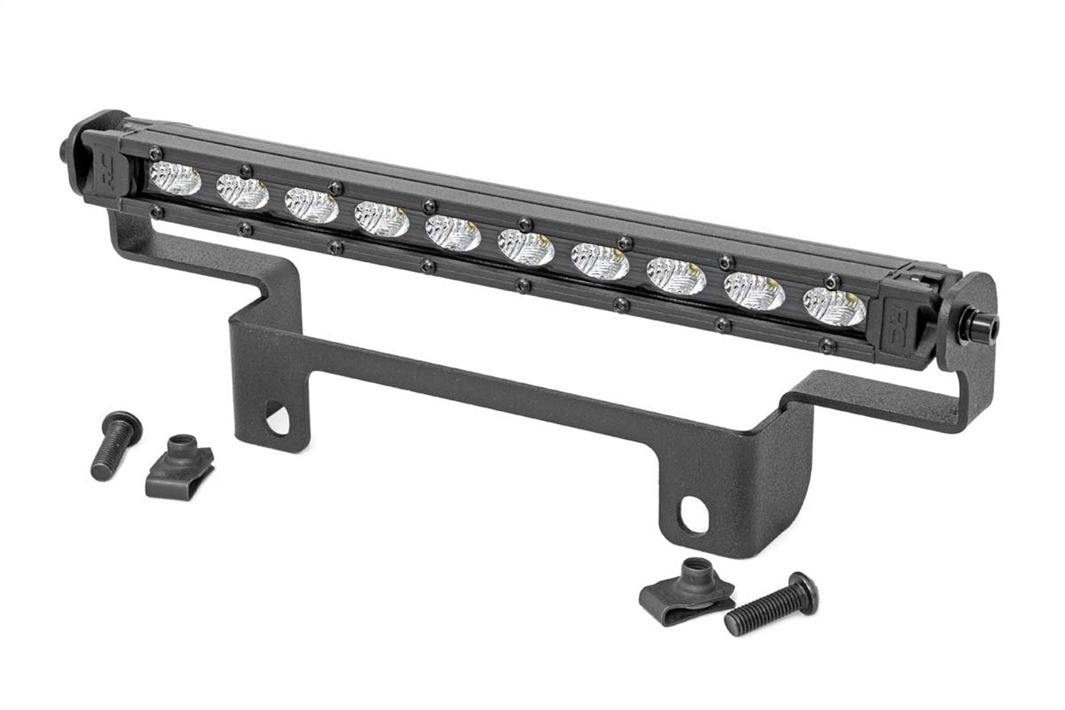 Rough Country 92001 - LED Light Kit - Bumper Mount - 10 inch Black Slimline - Honda Pioneer 1000-5 Rough Country 92001 - LED Light Kit - Bumper Mount - 10 inch Black Slimline - Honda Pioneer 1000-5