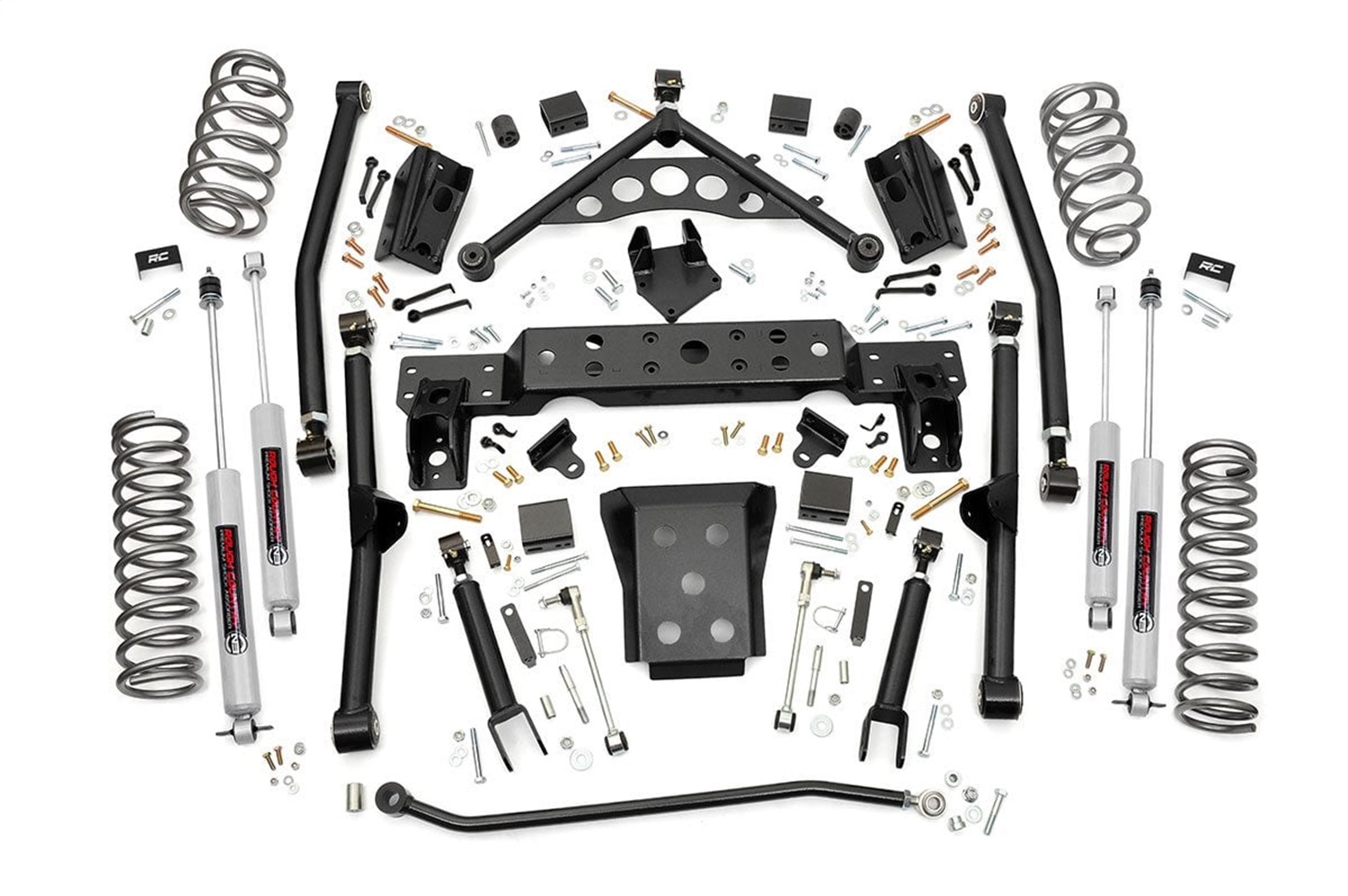 Rough Country 90820 - 4 Inch Lift Kit - Long Arm - Jeep Grand Cherokee WJ 4WD (1999-2004) Rough Country 90820 - 4 Inch Lift Kit - Long Arm - Jeep Grand Cherokee WJ 4WD (1999-2004)