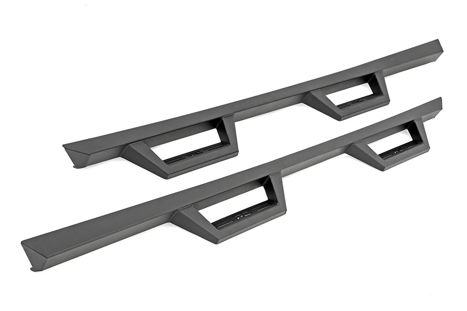 Rough Country 90769A - Contoured Drop Steps - 4 Door - Jeep Wrangler JL (21-24)/Wrangler Unlimited (18-24)