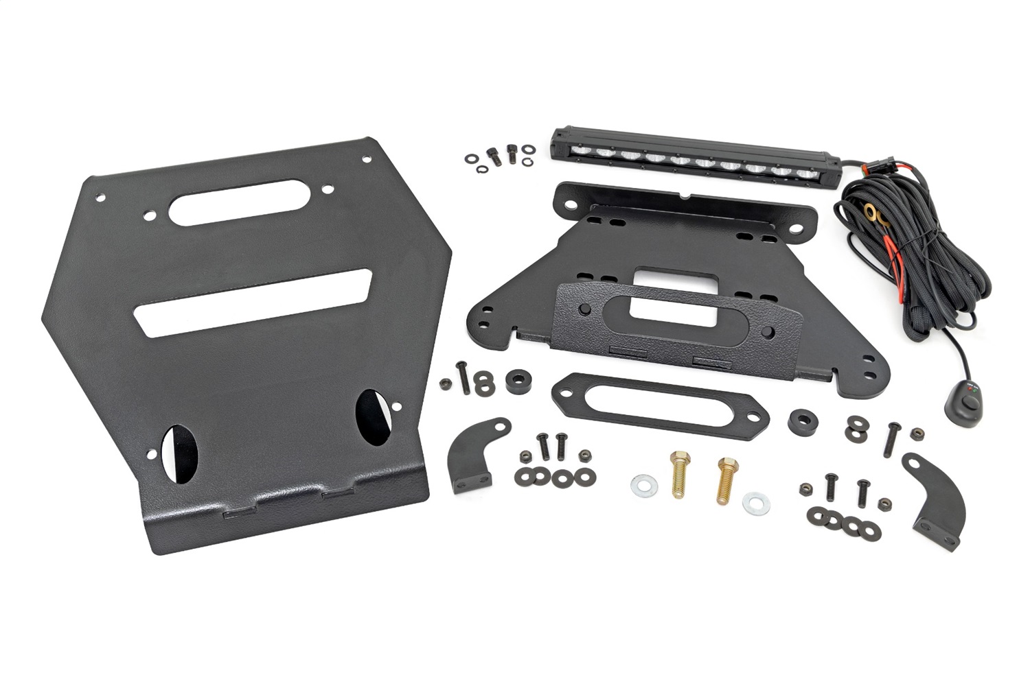 Rough Country 93140 - Winch Mount - Polaris RZR Pro R Rough Country 93140 - Winch Mount - Polaris RZR Pro R