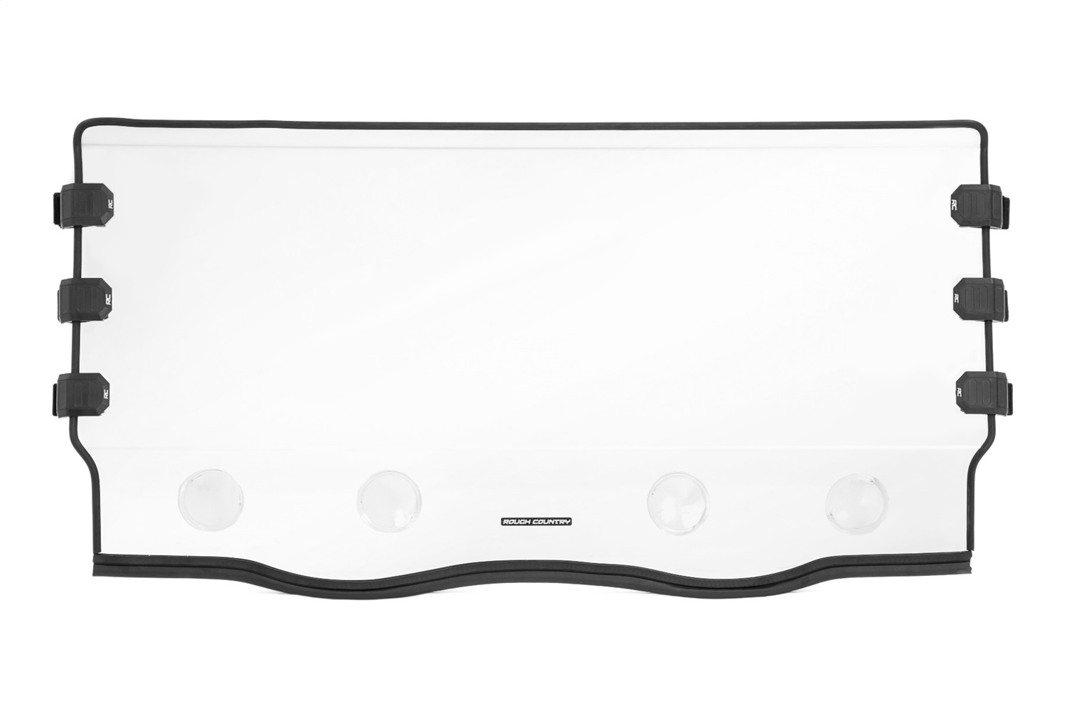 Rough Country 98242040 - Vented Full Windshield - Scratch Resistant - Yamaha Viking