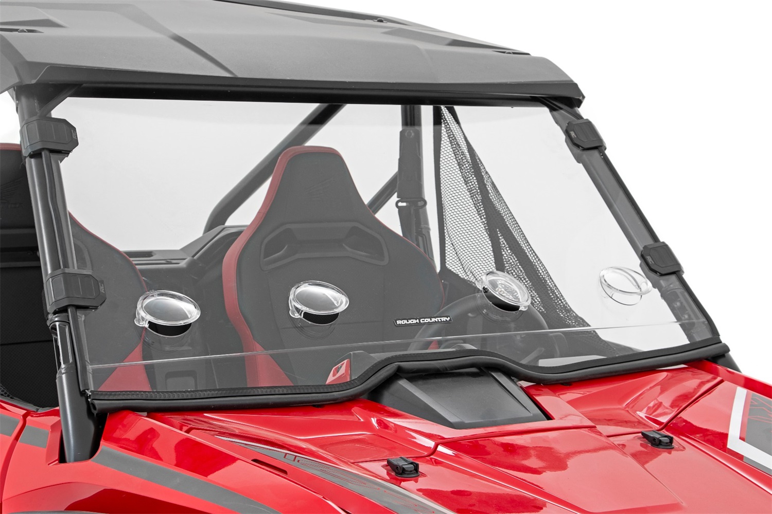 Rough Country 98282020 - Vented Full Windshield - Scratch Resistant - Honda Talon 1000