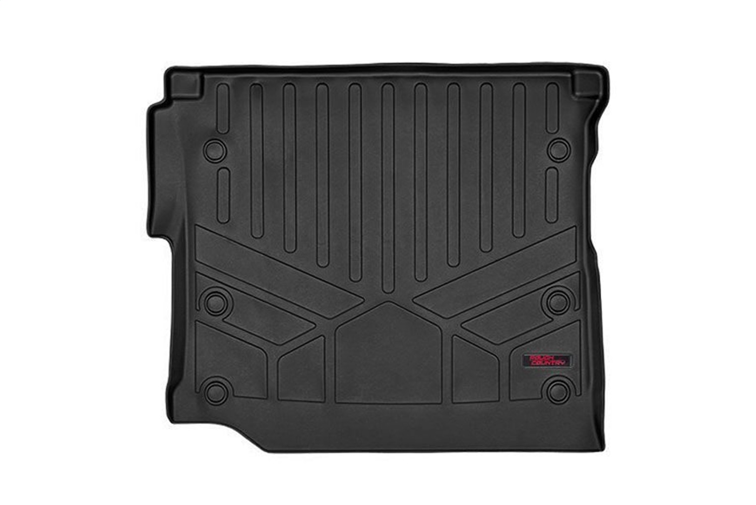 Rough Country M-6120 - Rear Cargo Mat - W/ Sub - Jeep Wrangler Unlimited 4WD (2018-2024)