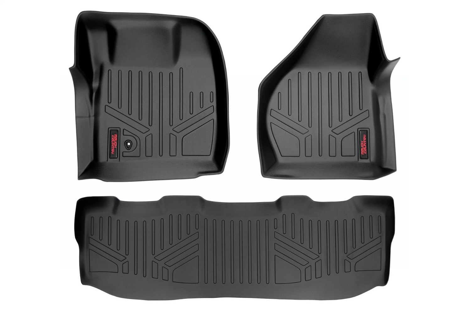 Rough Country M-52102 - Floor Mats - FR & RR - Crew Cab - Ford F-250/F-350 Super Duty 2WD/4WD (08-10) Rough Country M-52102 - Floor Mats - FR & RR - Crew Cab - Ford F-250/F-350 Super Duty 2WD/4WD (08-10)
