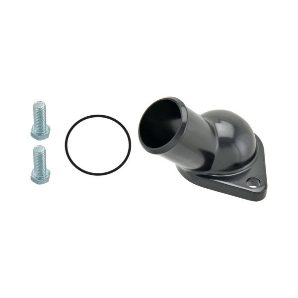 SPC Performance 7287-OBK - Water Neck Black Chevy Straight Up O-Ring