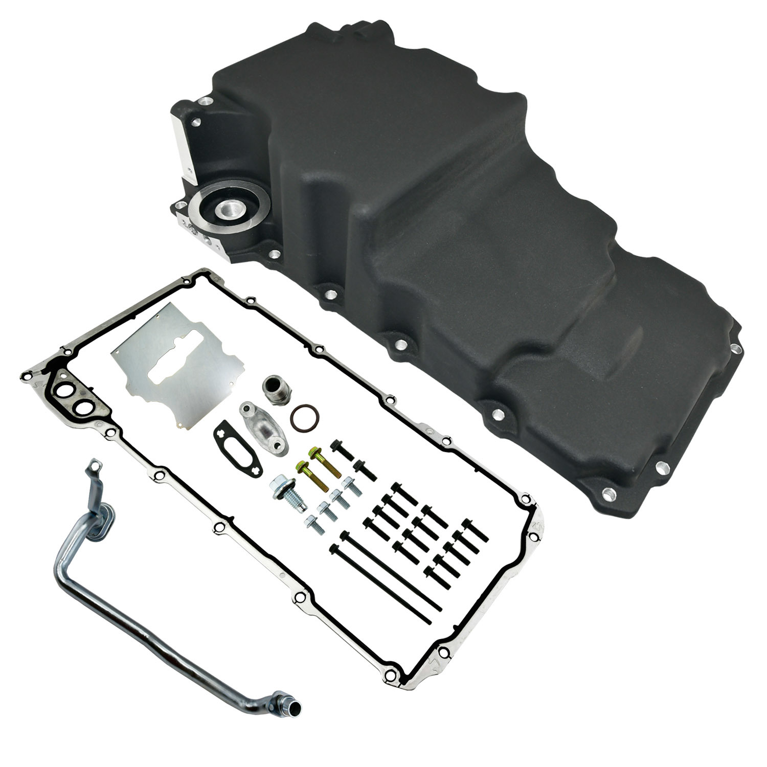 SPC Performance 8449BK - Oil Pan LS Engine Rear Sump Low Profile