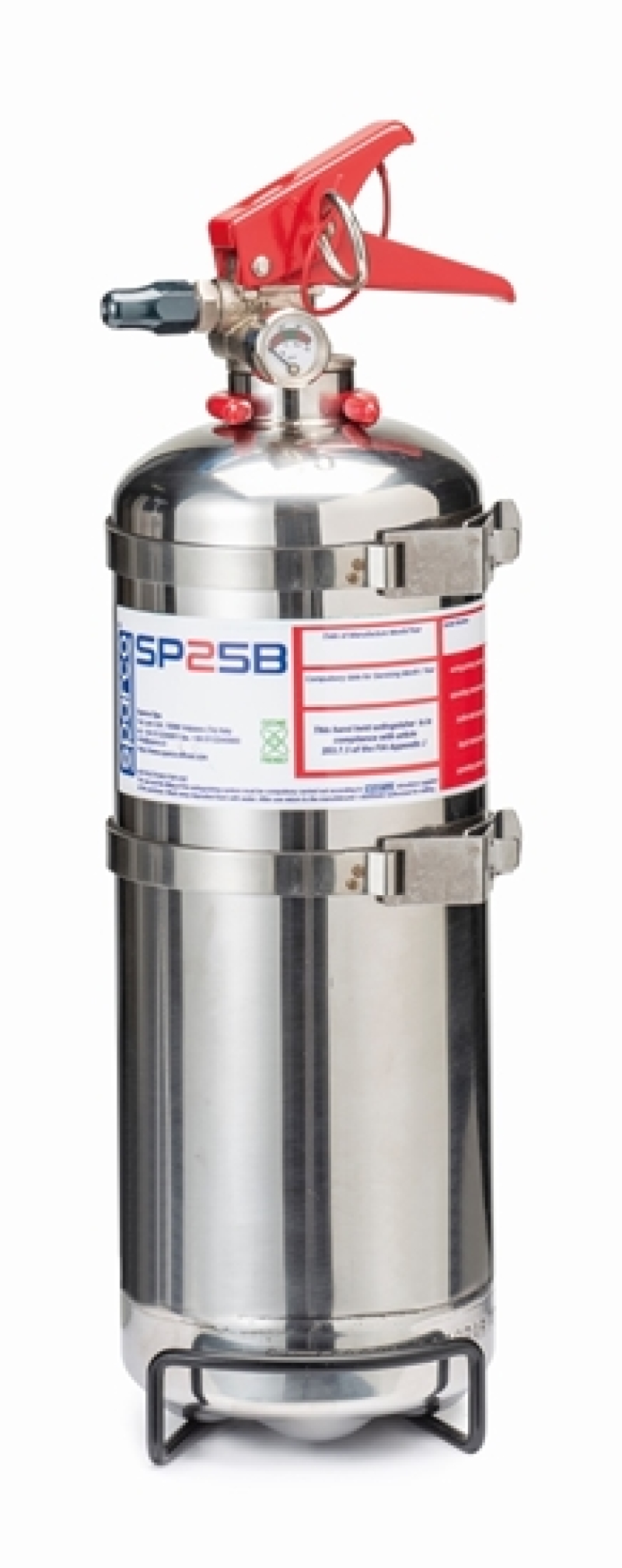 Sparco 014773BXLN2 - 2 Liter Handheld Steel NOVEC Extinguisher Sparco 014773BXLN2 - 2 Liter Handheld Steel NOVEC Extinguisher