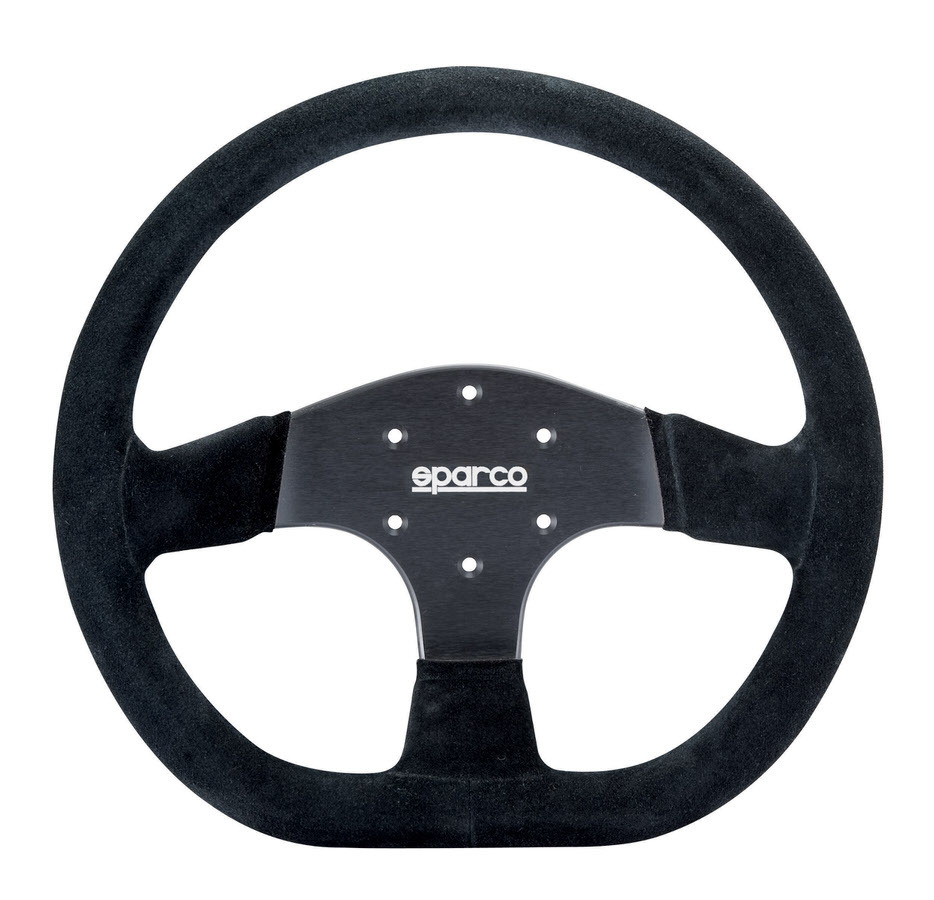 Sparco 015R353PSN - Strwhl 353 Suede Black (NO HORN INCLUDED)