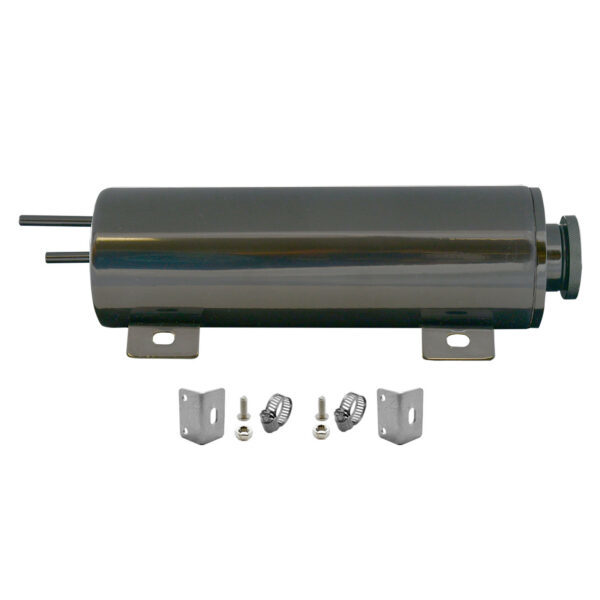 SPC Performance 9963BK - Radiator Overflow Tank 3 in x 10in Black Stainles
