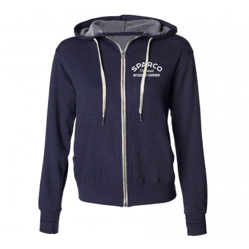 Sparco SP04800BM3L - Sweatshirt ZIP Garage NVY - Large