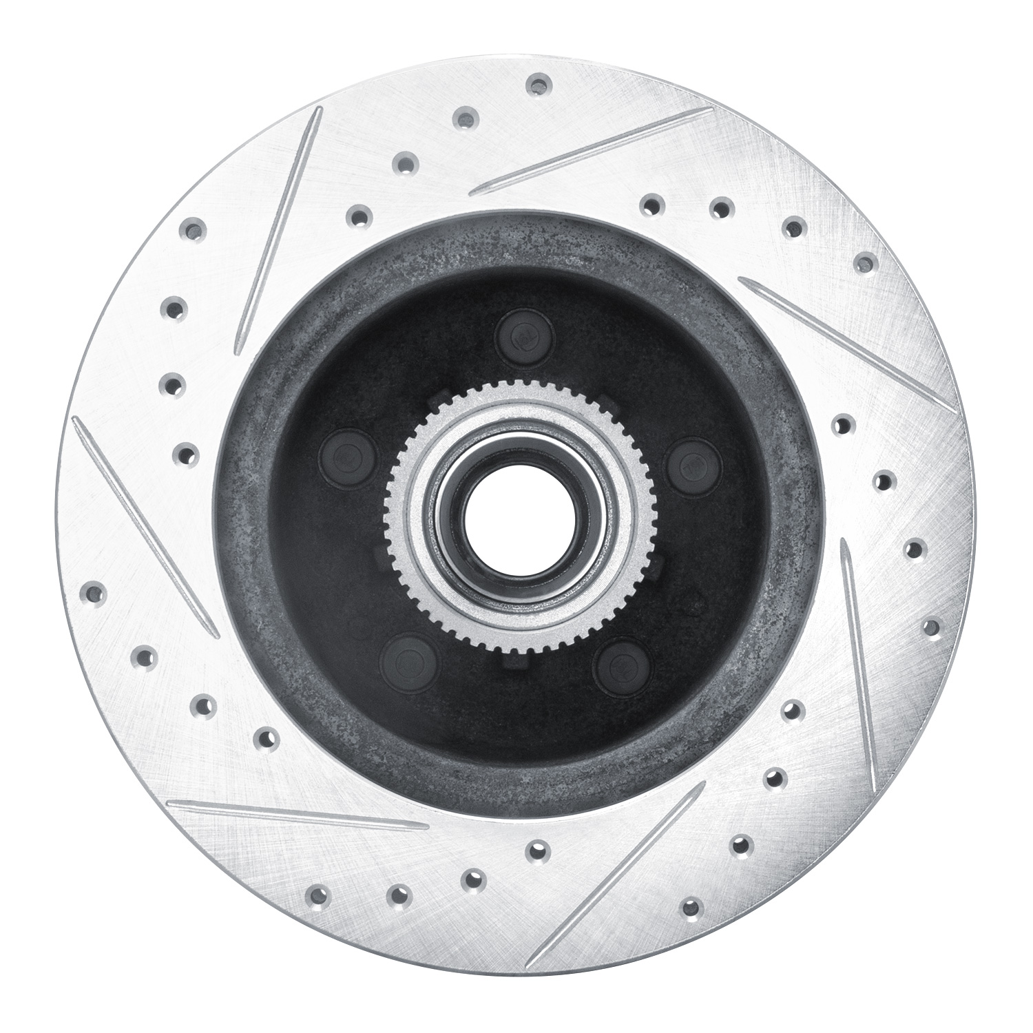 R1 Concepts EDZ-48015R - Brake Rotor Drilled and Slotted Silver R1 Concepts EDZ-48015R - Brake Rotor Drilled and Slotted Silver