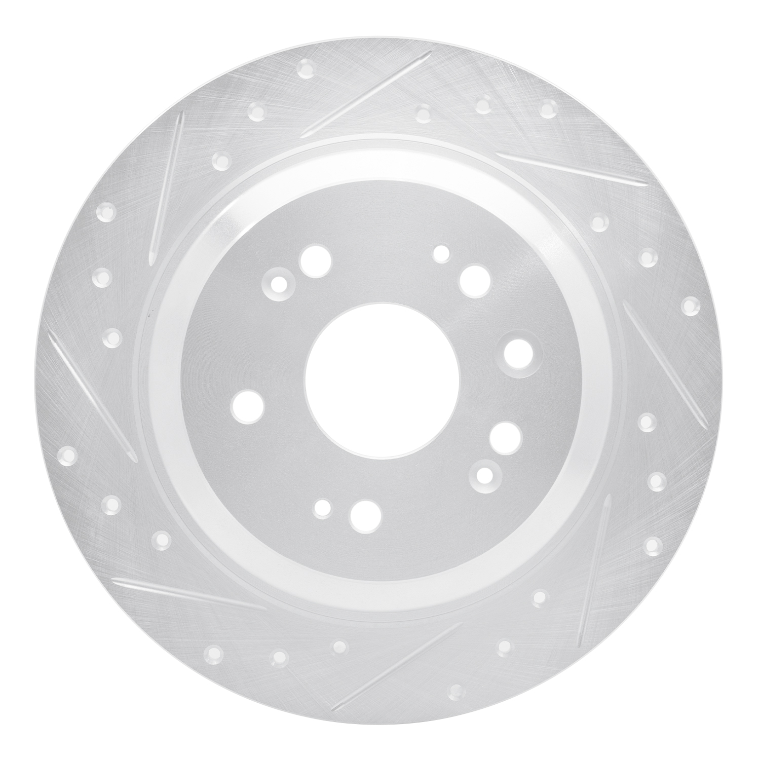R1 Concepts EDZ-59033L - Brake Rotor Drilled and Slotted Silver R1 Concepts EDZ-59033L - Brake Rotor Drilled and Slotted Silver