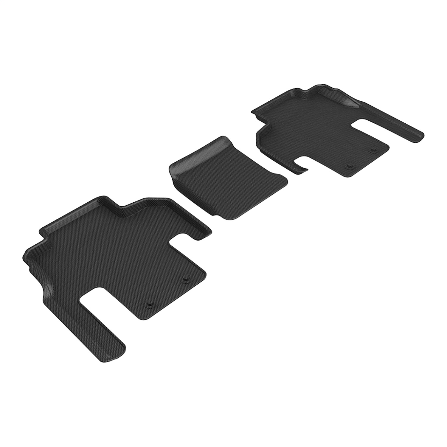 3D MAXpider L1JP03421509 - KAGU Floor Mat; Black; 2 pc. 2nd Row; 3D MAXpider L1JP03421509 - KAGU Floor Mat; Black; 2 pc. 2nd Row;
