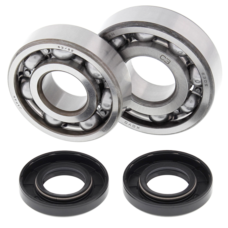 All Balls Racing 24-1007 - 85-87 Kawasaki KX125 Crank Shaft Bearing Kit