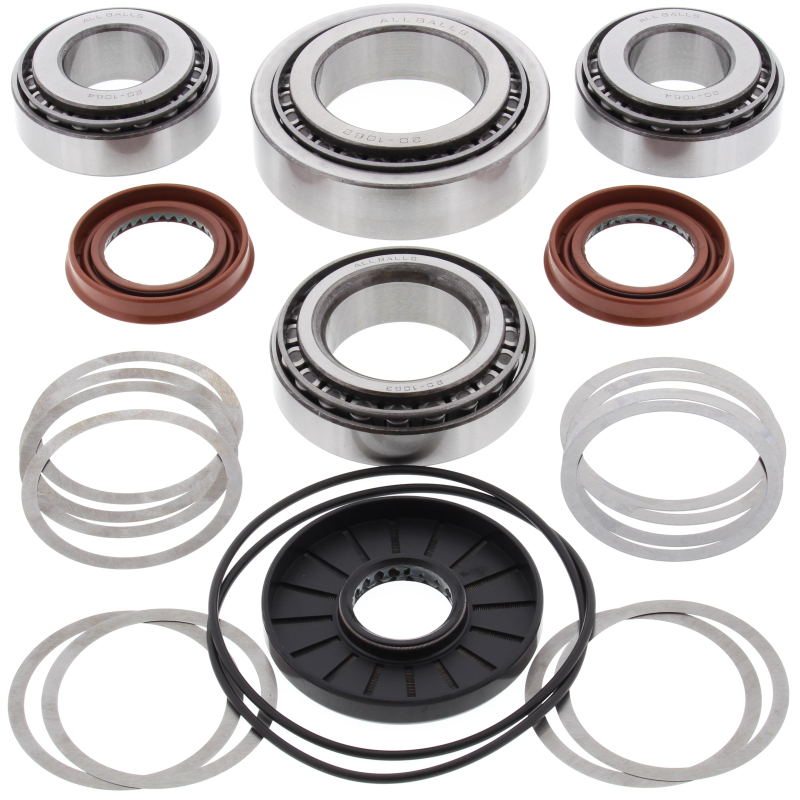 All Balls Racing 25-2082 - 08-09 Polaris Ranger 2x4 500 Differential Bearing & Seal Kit Rear