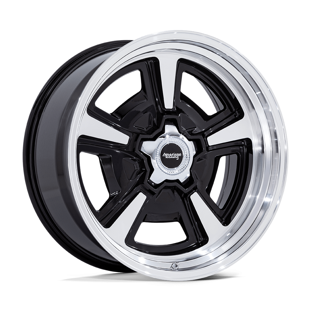 American Racing Wheels VN517BD22908506 - Vn517 Marauder 22X9 Gloss Black Machined W/ Diamond Cut Lip