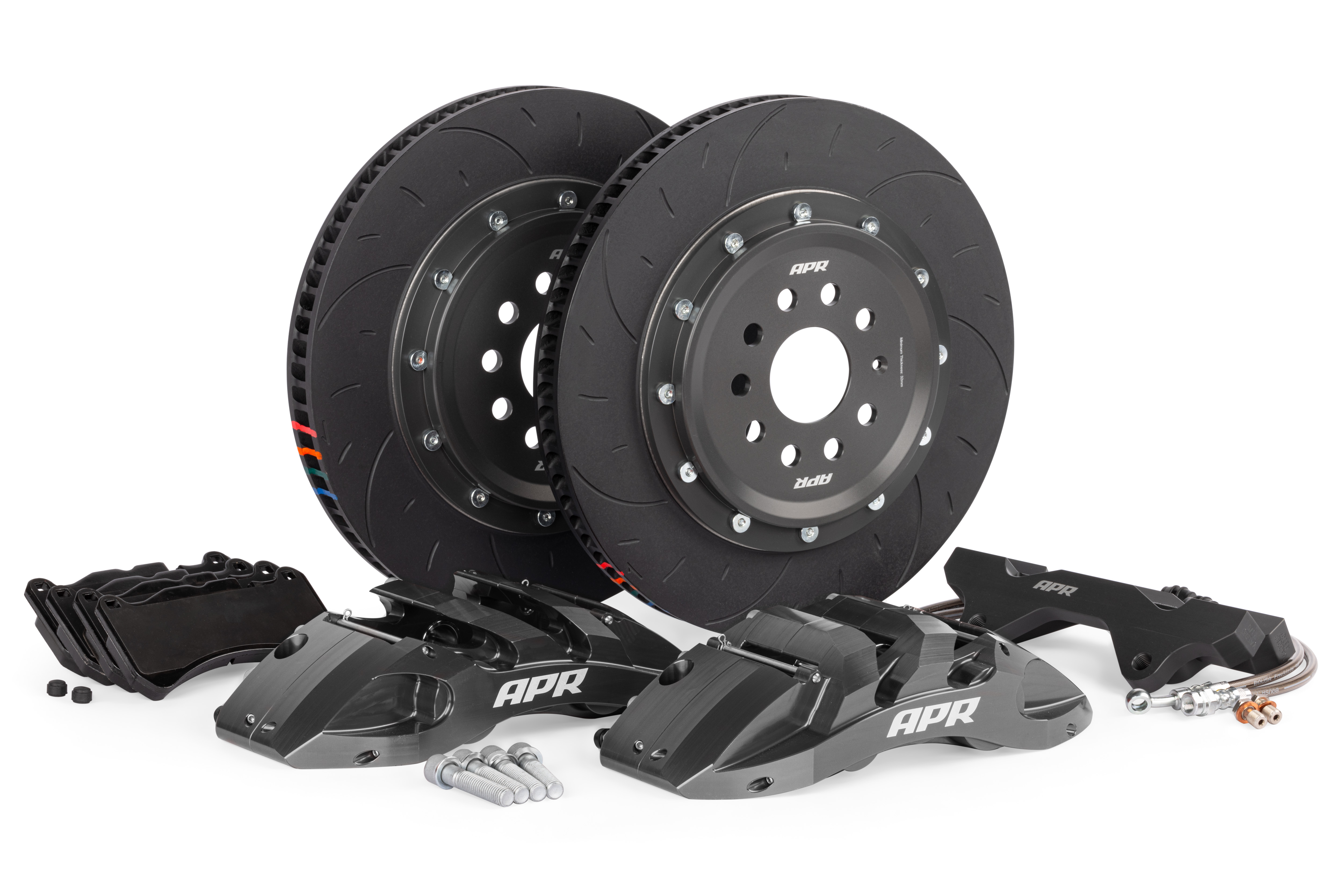 APR BRK00063 - 370x34mm 6-Piston Big Brake Kit - Front - Grey - (MQB/MQBEVO 340mm)