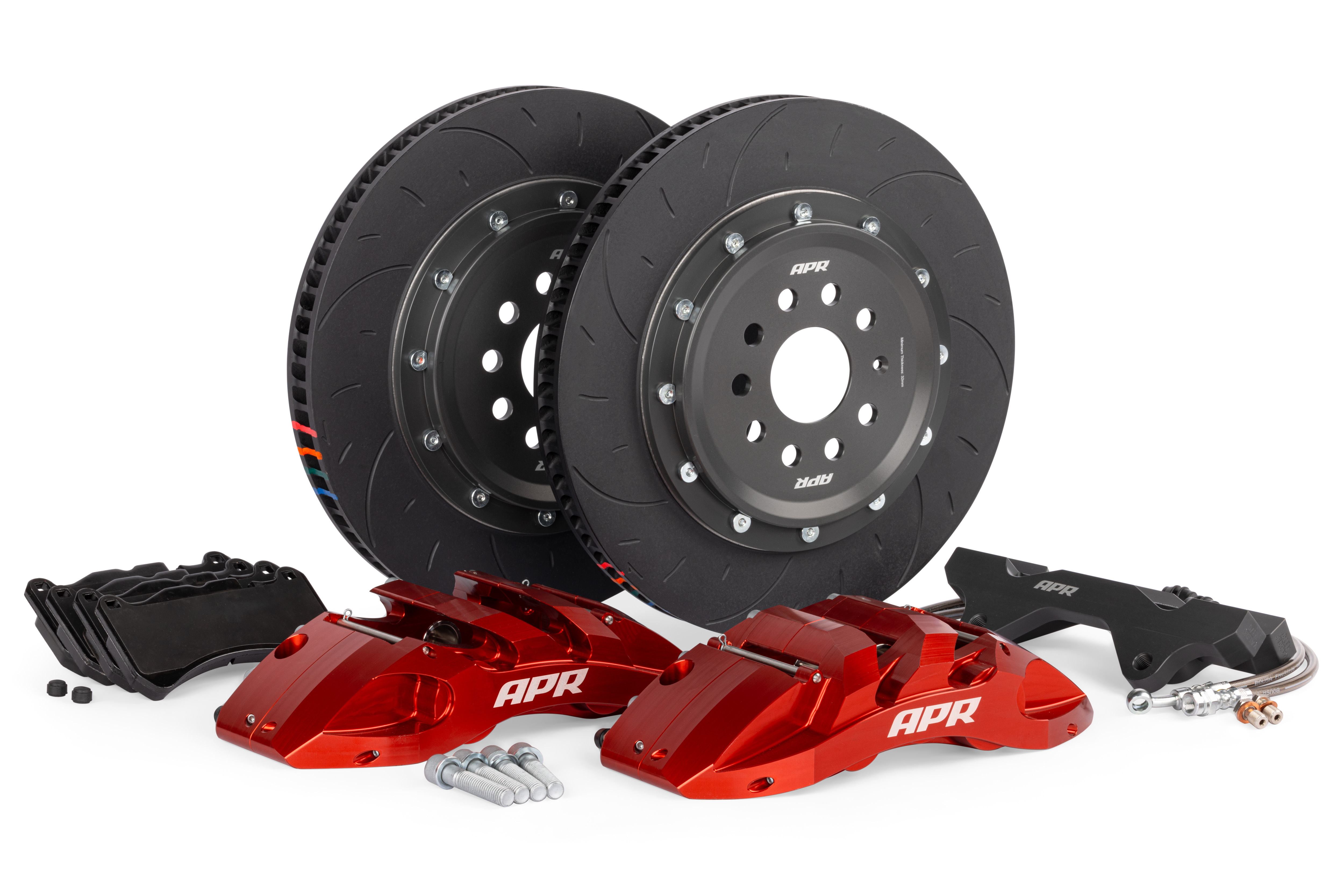 APR BRK00068 - 370x34mm 6-Piston Big Brake Kit - Front - Red - (8Y RS3)