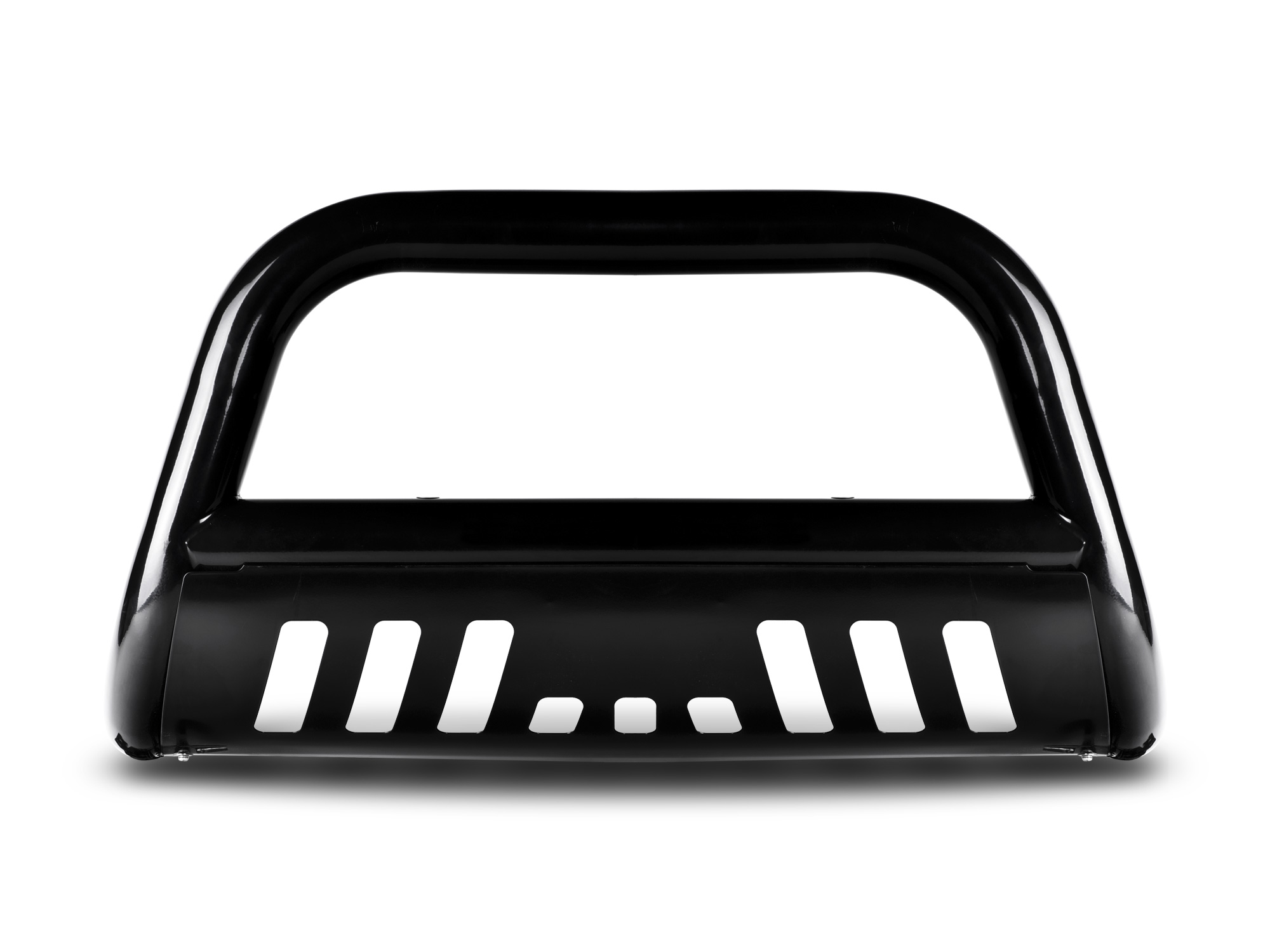 Armordillo USA 7141469 - 2007-2013 Chevy Silverado 1500  Bull Bar Black Bull Guard - W/Skid Plate