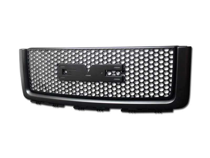 Armordillo USA 7148642 - 2007-2013 GMC Sierra 1500 OE - Denali Style Grille Gloss Black