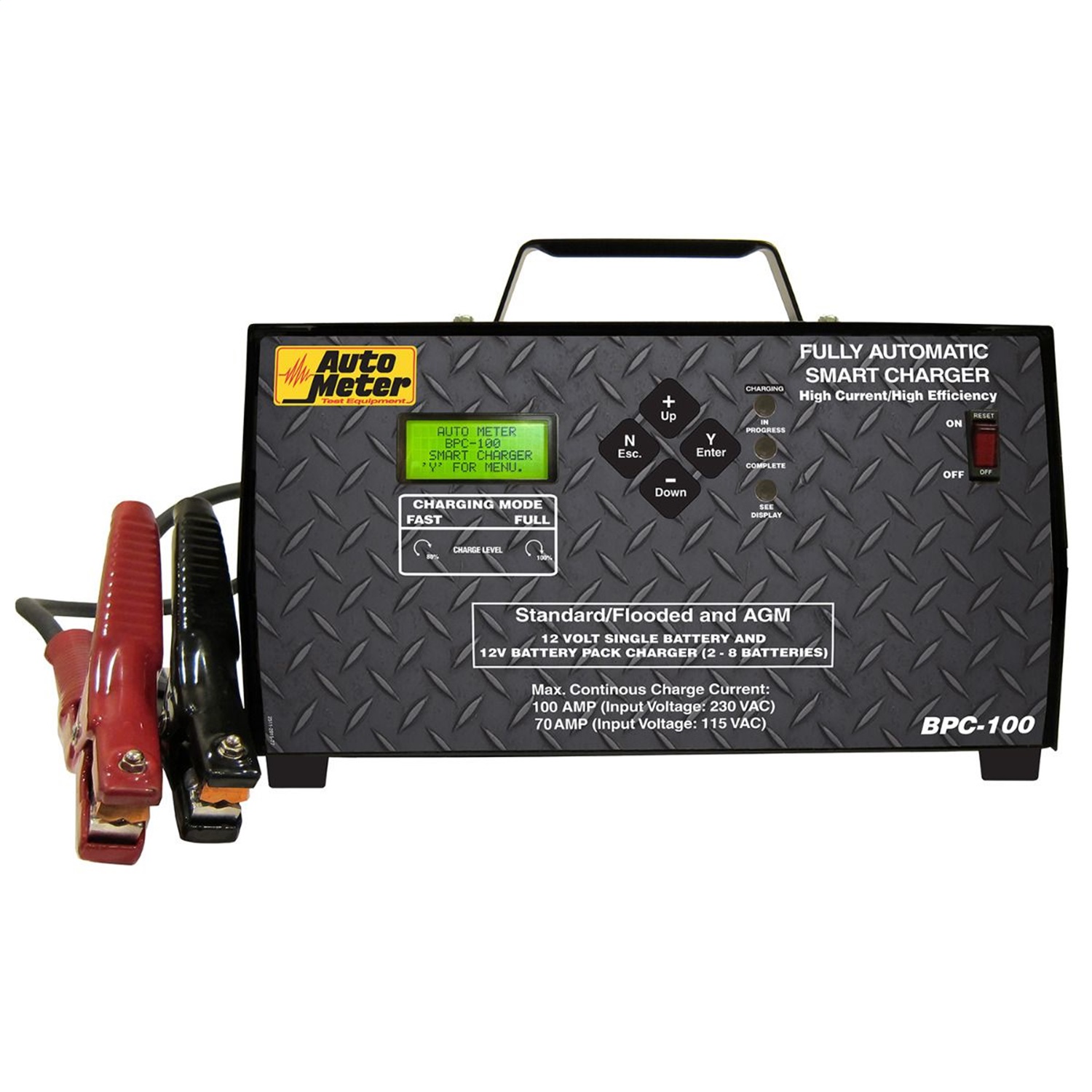 AutoMeter BPC-100 - BATTERY PACK CHARGER; 12V; 100A