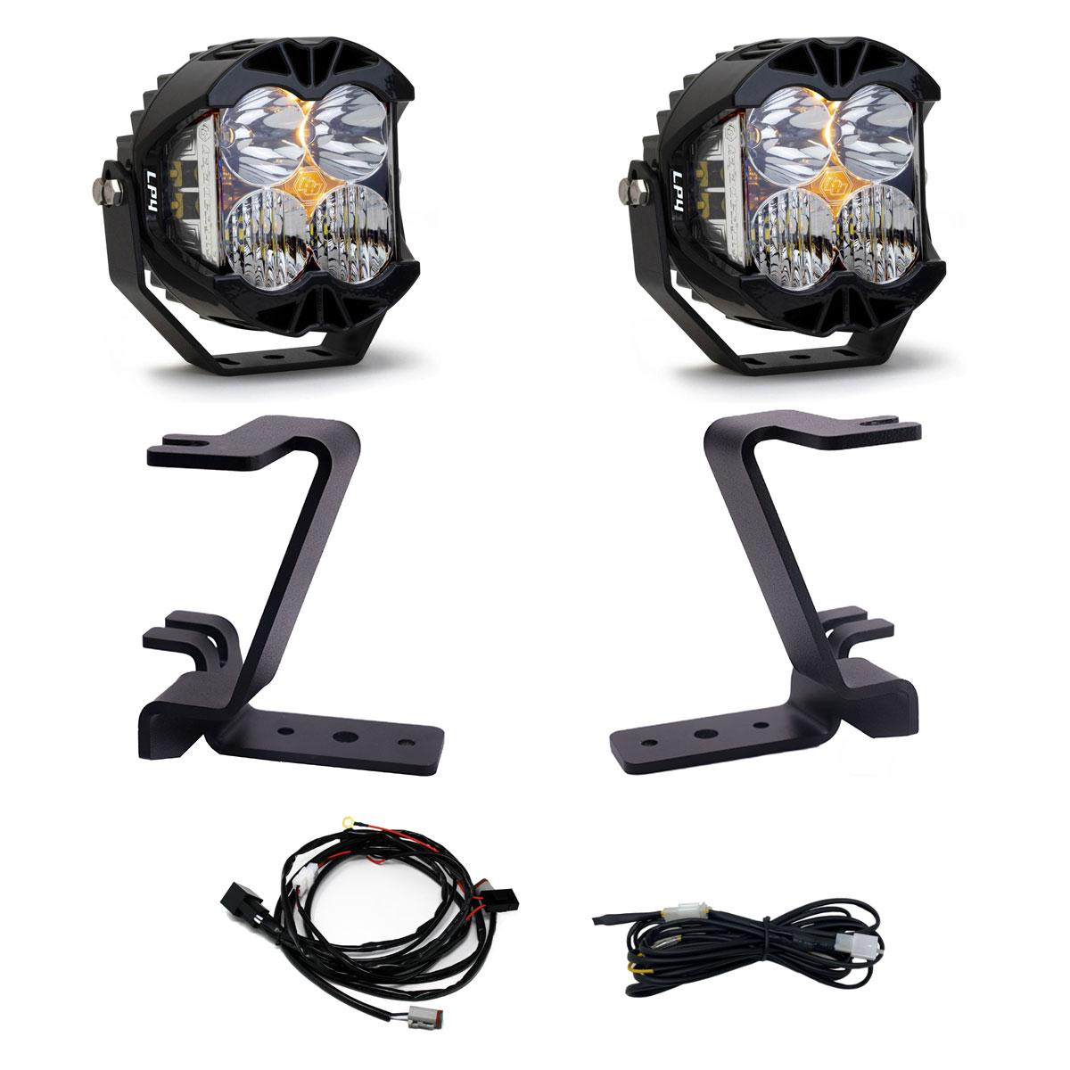 Baja Designs 448213UP - LP4 A-Pillar Kit 2023-On Ford F-250/350 Super Duty Driving/Combo Clear Upfitter Wiring Baja Designs 448213UP - LP4 A-Pillar Kit 2023-On Ford F-250/350 Super Duty Driving/Combo Clear Upfitter Wiring
