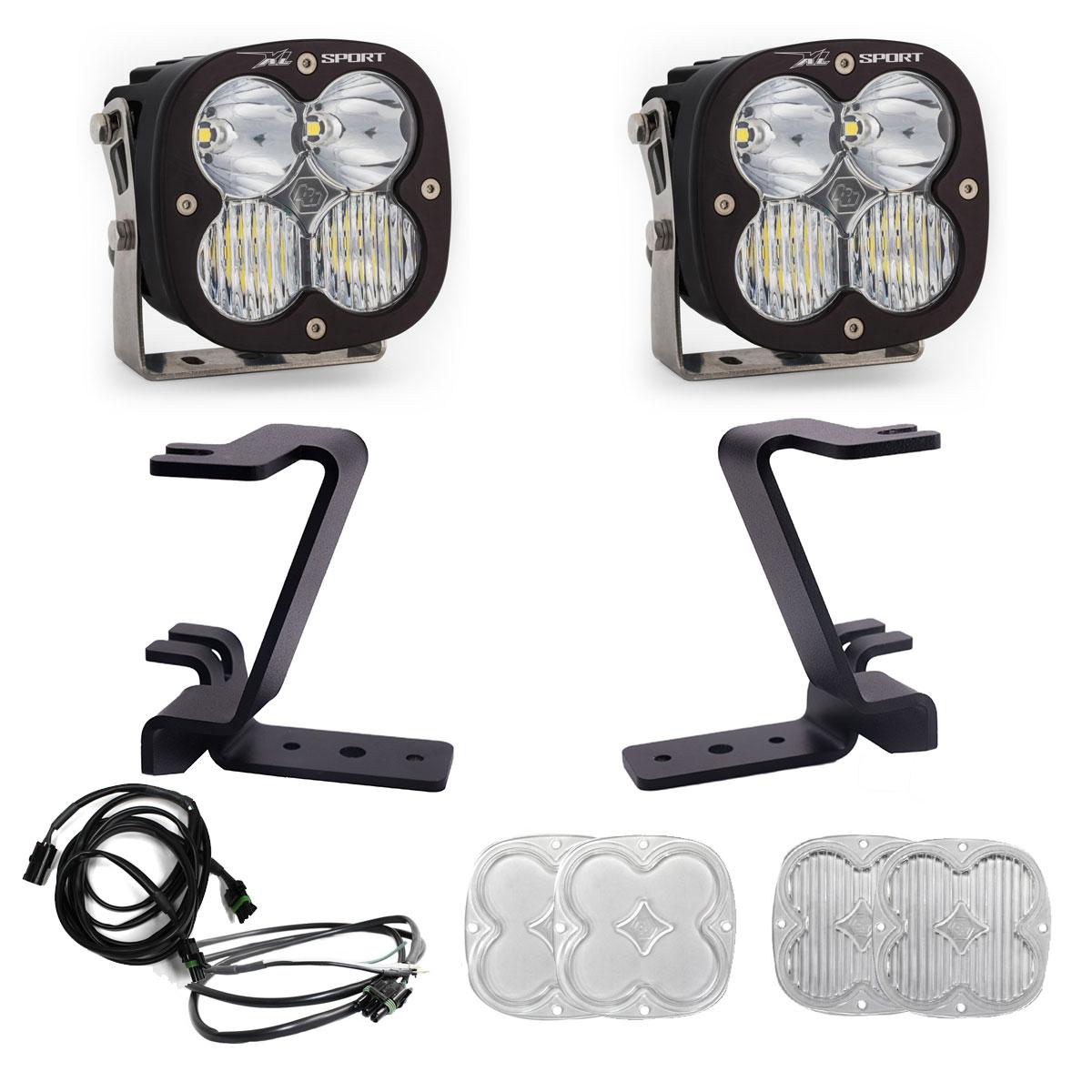 Baja Designs 448210UP - XL Sport A-Pillar Kit 2023-On Ford F-250/350 Super Duty Driving/Combo Clear Upfitter Wiring Baja Designs 448210UP - XL Sport A-Pillar Kit 2023-On Ford F-250/350 Super Duty Driving/Combo Clear Upfitter Wiring