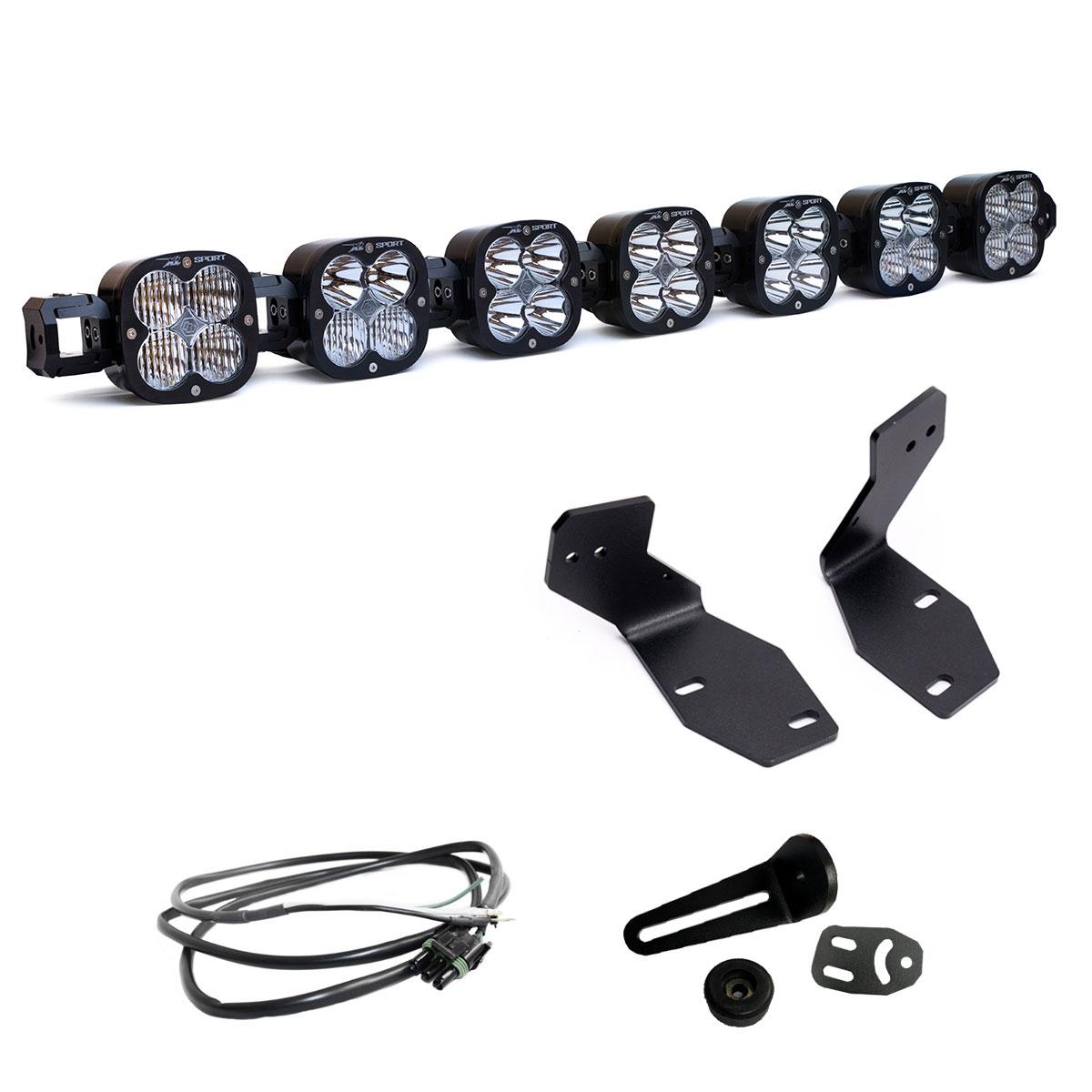 Baja Designs 448229UP - 7XL Linkable Bumper Light Kit 2023-On Ford F-250/350 Super Duty Light Pattern: Multi-Pattern Clear Upfitter