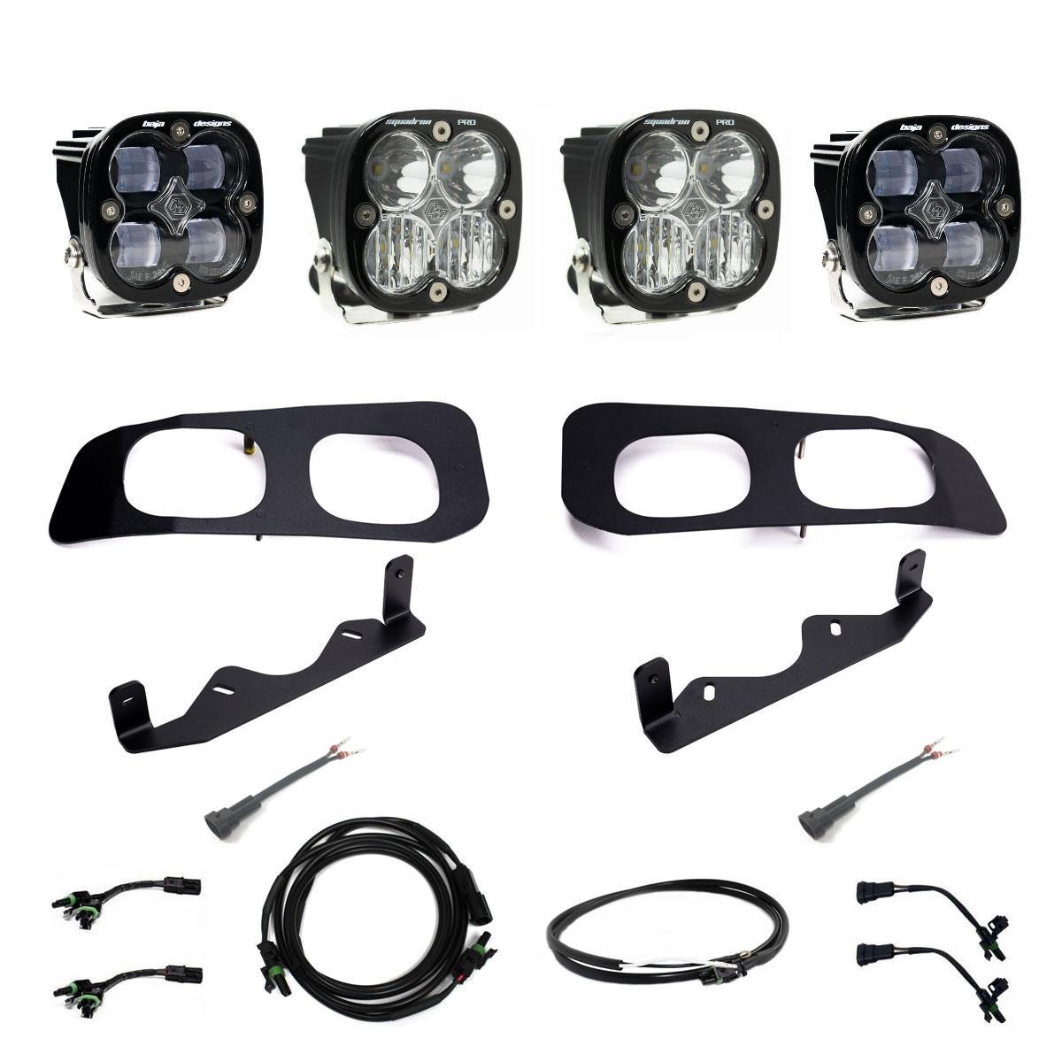 Baja Designs 448227UP - Squadron SAE/Pro Fog Pocket Kit 23-On Ford F-250/350 Super Duty SAE Fog Clear Upfitter Wiring Baja Designs 448227UP - Squadron SAE/Pro Fog Pocket Kit 23-On Ford F-250/350 Super Duty SAE Fog Clear Upfitter Wiring