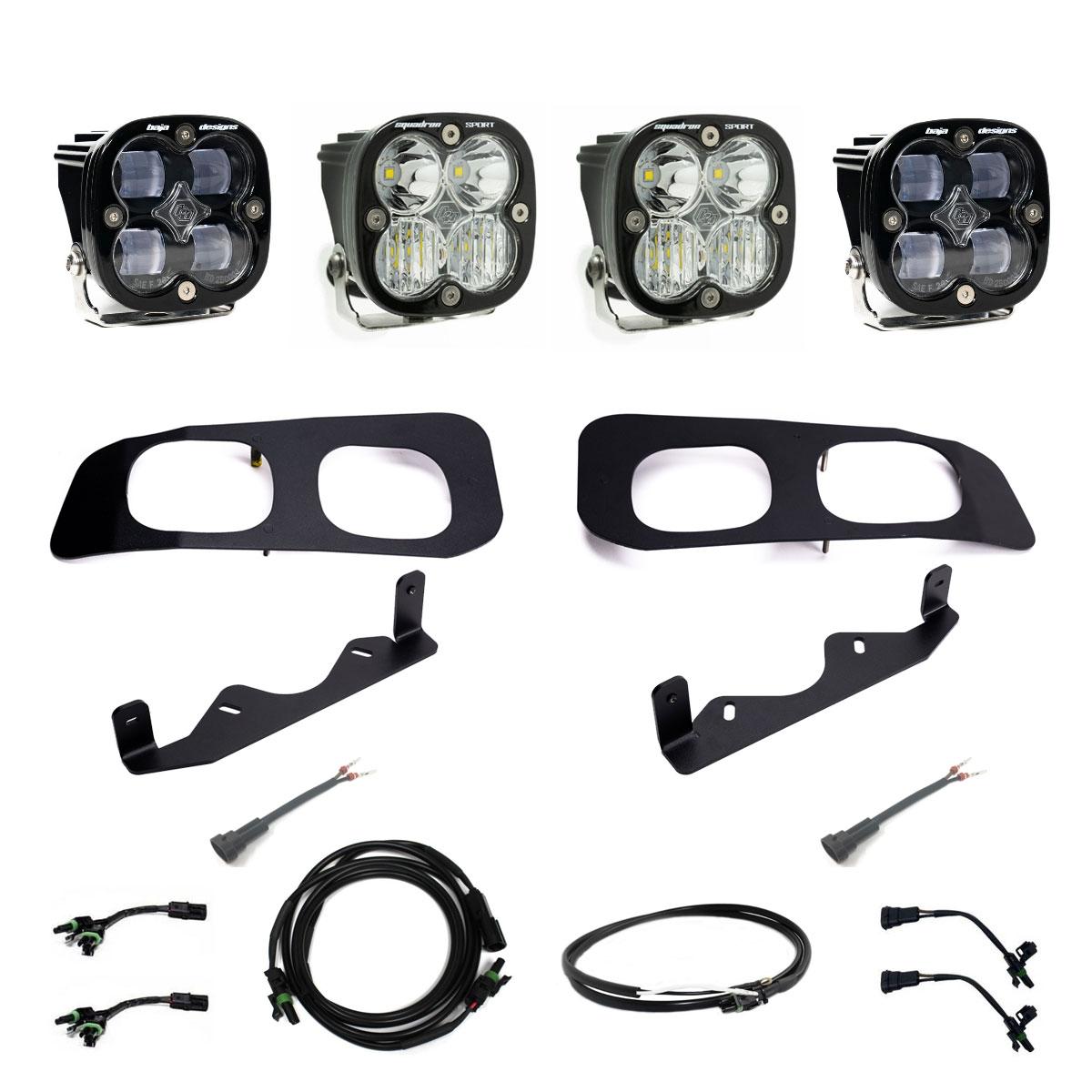 Baja Designs 448225UP - Squadron SAE/Sport Fog Pocket Kit 2023-On Ford F-250/350 Super Duty SAE Fog Clear Upfitter Wiring Baja Designs 448225UP - Squadron SAE/Sport Fog Pocket Kit 2023-On Ford F-250/350 Super Duty SAE Fog Clear Upfitter Wiring