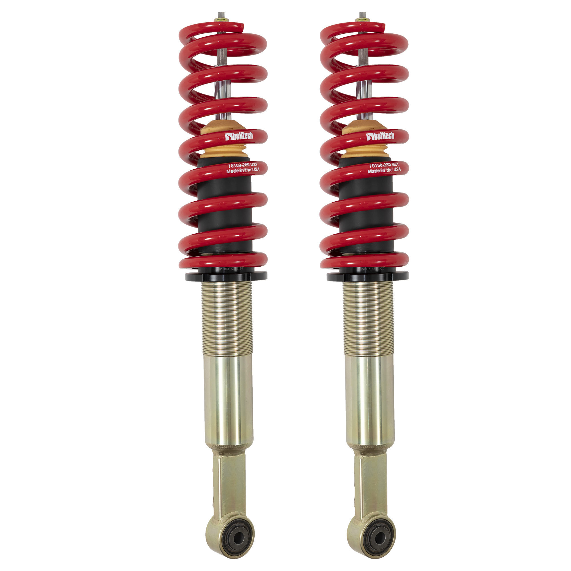 Belltech 15106 - COILOVER KIT Factory Preset Fixed Damping, 0-3in. Height Adjustable Level 2016-2020 Toyota Tacoma 4WD (excludes TRD Pro) 0-3in. Leveling Belltech 15106 - COILOVER KIT Factory Preset Fixed Damping, 0-3in. Height Adjustable Level 2016-2020 Toyota Tacoma 4WD (excludes TRD Pro) 0-3in. Leveling