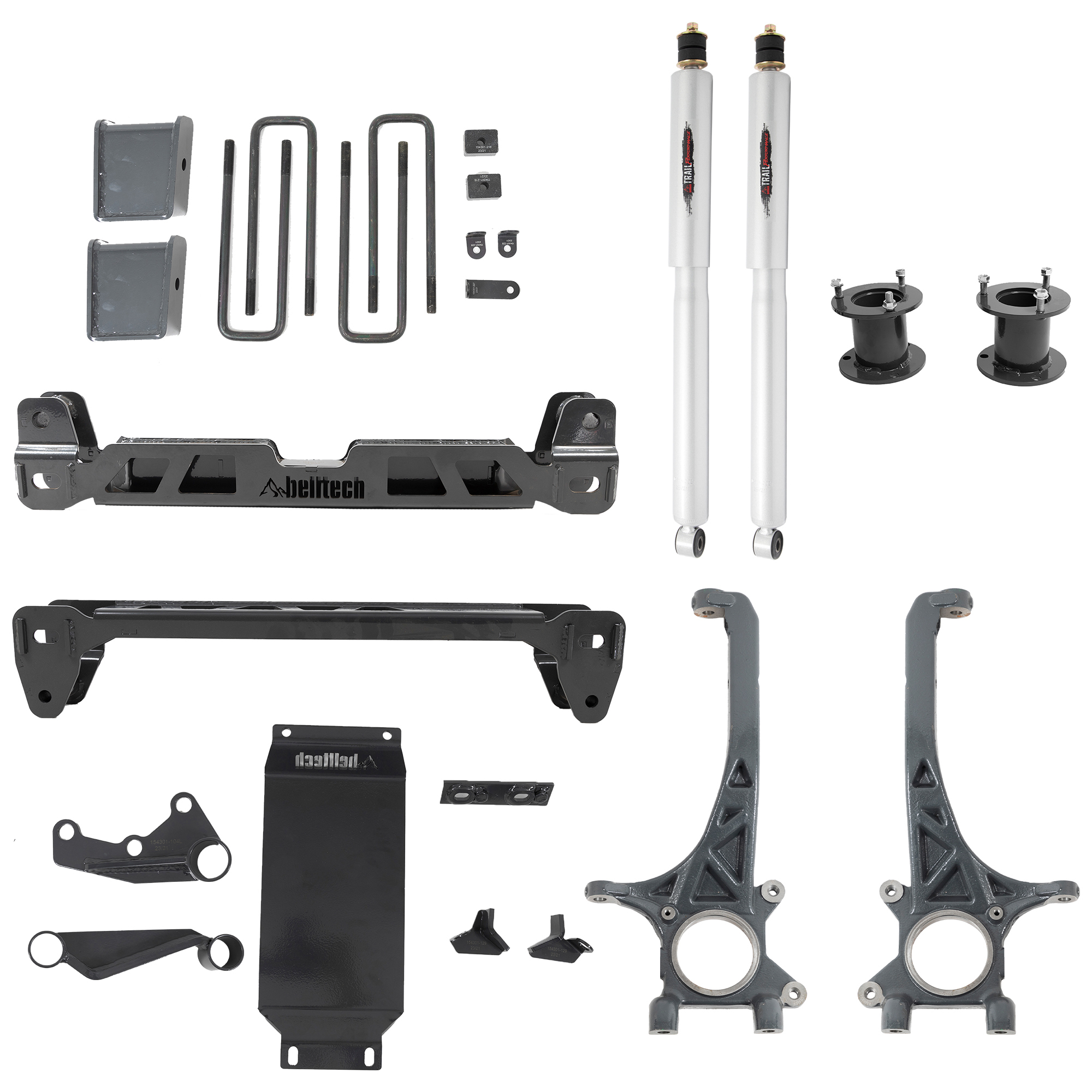 Belltech 154301BK4 - LIFT KIT 4in. Lift Kit Inc. Rear Trail Performance Shocks Only 2016-2021 Toyota Tacoma 4wd (All Cabs)(Exc. TRD PRO) 4in. Lift Belltech 154301BK4 - LIFT KIT 4in. Lift Kit Inc. Rear Trail Performance Shocks Only 2016-2021 Toyota Tacoma 4wd (All Cabs)(Exc. TRD PRO) 4in. Lift