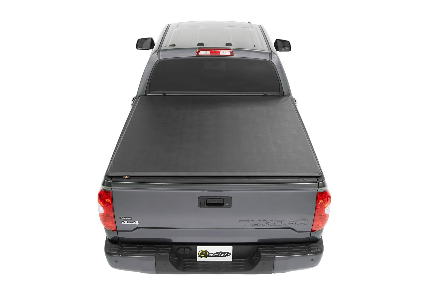 Bestop 19024-01 - EZ-Roll Soft Tonneau Cover For Toyota 1995-2004 Tacoma 6.0 Foot Black Tailgate Spoiler Not Included
