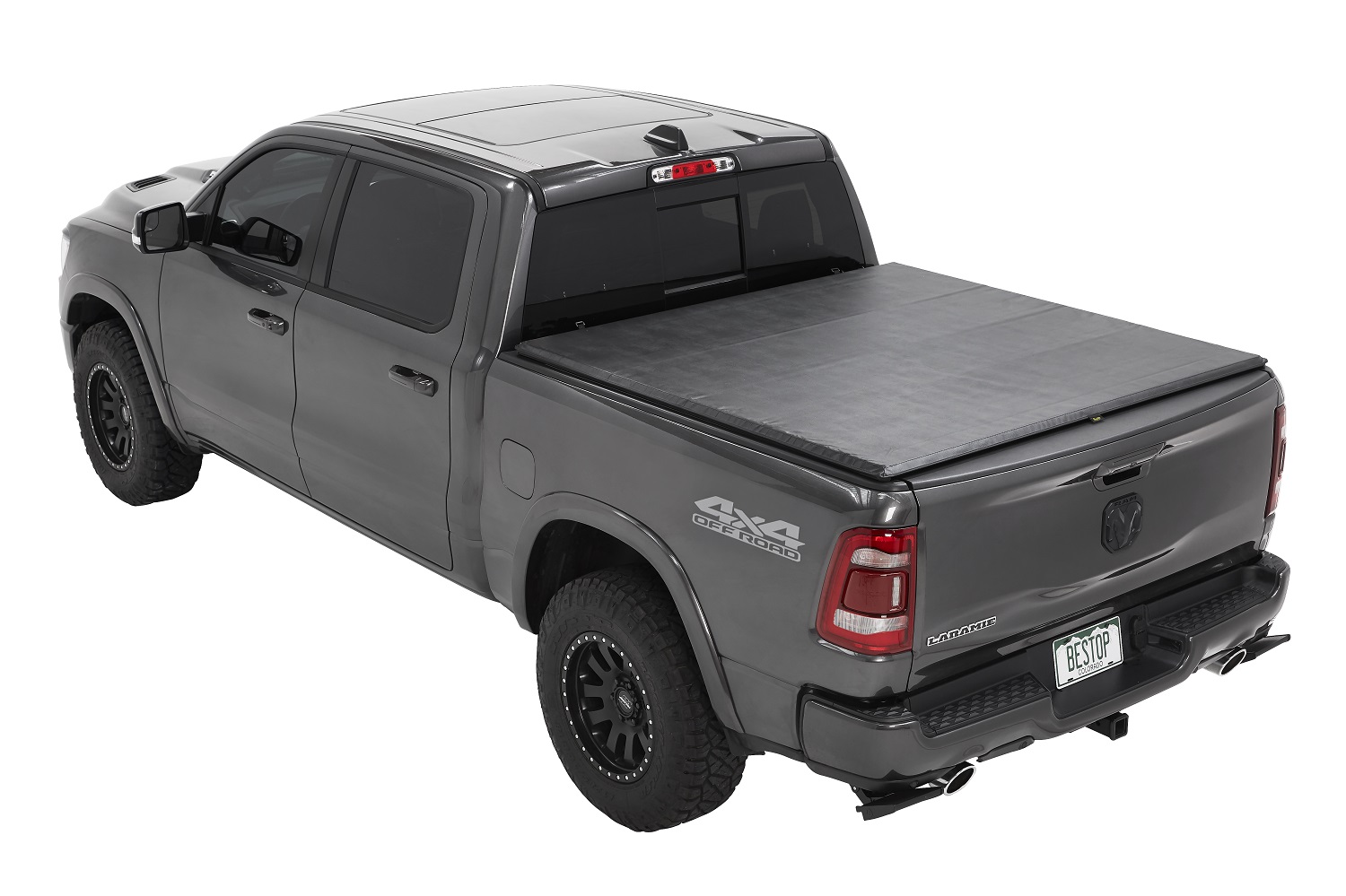 Bestop 19227-01 - EZ-Roll Soft Tonneau Cover For Ram 2019-2024 1500 5.7 Foot Black Tailgate Spoiler Not Included Bestop 19227-01 - EZ-Roll Soft Tonneau Cover For Ram 2019-2024 1500 5.7 Foot Black Tailgate Spoiler Not Included