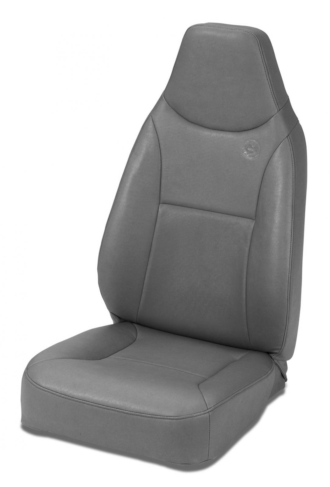 Bestop 39436-09 - Jeep Bucket Seats Trailmax II Standard Front High Back Fixed Bucket Seat For Jeep 1976-1986 CJ7 All Vinyl Charcoal/Gray Bestop 39436-09 - Jeep Bucket Seats Trailmax II Standard Front High Back Fixed Bucket Seat For Jeep 1976-1986 CJ7 All Vinyl Charcoal/Gray
