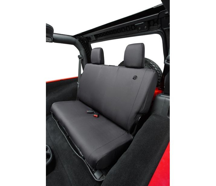 Bestop 29282-35 - Jeep Wrangler Seat Covers For Jeep 2007-2018 Wrangler JK 2 Door Rear Premium Vinyl Fabric Black Diamond Bestop 29282-35 - Jeep Wrangler Seat Covers For Jeep 2007-2018 Wrangler JK 2 Door Rear Premium Vinyl Fabric Black Diamond