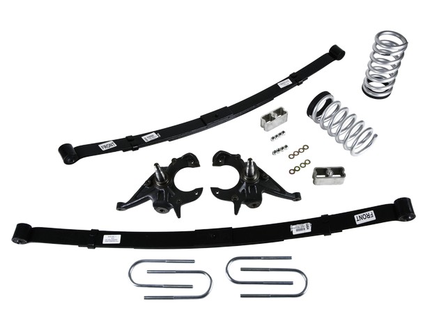 Belltech 616 - LOWERING KITS  Front And Rear Complete Kit W/O Shocks 1982-2004 Chevrolet S10/S15 Pickup 4&6 cyl. (Std Cab) 83-94 Chevrolet Blazer/Jimmy 4&6 cyl. 4 in. or 5 in. F/5 in. R drop W/O Shocks