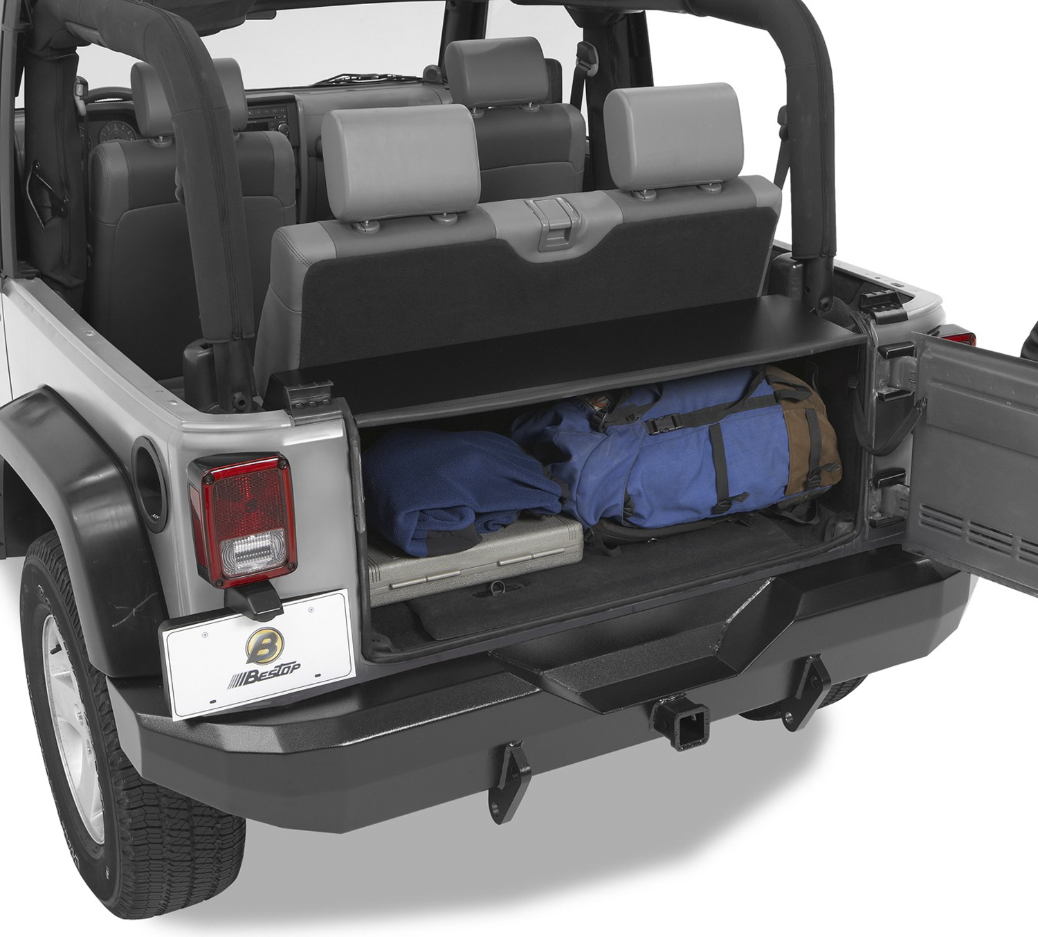 Bestop 42702-01 - Jeep Instatrunk Modular Kit For Jeep 2007-2010 Wrangler JK Black Textured Kit Bestop 42702-01 - Jeep Instatrunk Modular Kit For Jeep 2007-2010 Wrangler JK Black Textured Kit