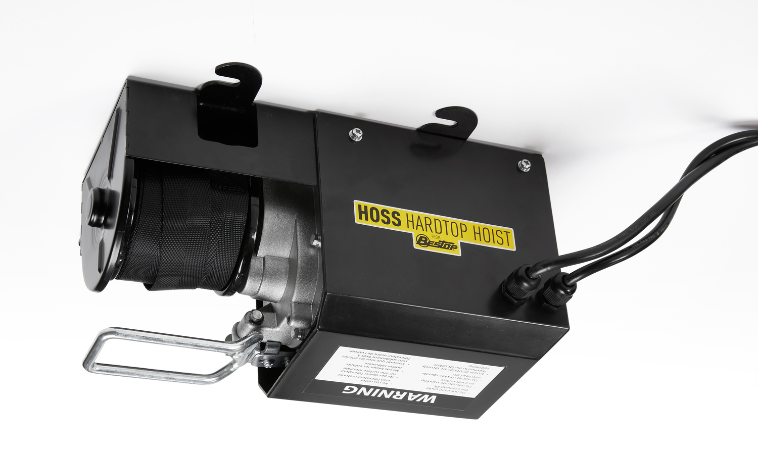 Bestop 42820-01 - HOSS Storage Hardtop Hoist For Jeep 2018-Current Wrangler JL Black