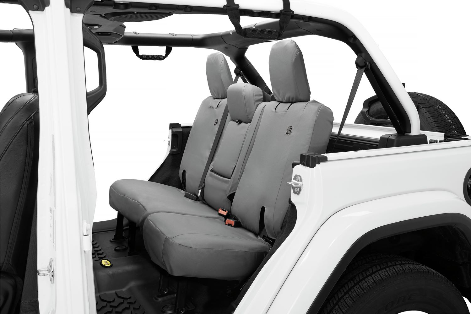 Bestop 29294-09 - Jeep Wrangler Seat Covers For Jeep 2018-2023 Wrangler JL 4 Door Rear without Fold Down Arm Rest Premium Vinyl Fabric Charcoal Bestop 29294-09 - Jeep Wrangler Seat Covers For Jeep 2018-2023 Wrangler JL 4 Door Rear without Fold Down Arm Rest Premium Vinyl Fabric Charcoal