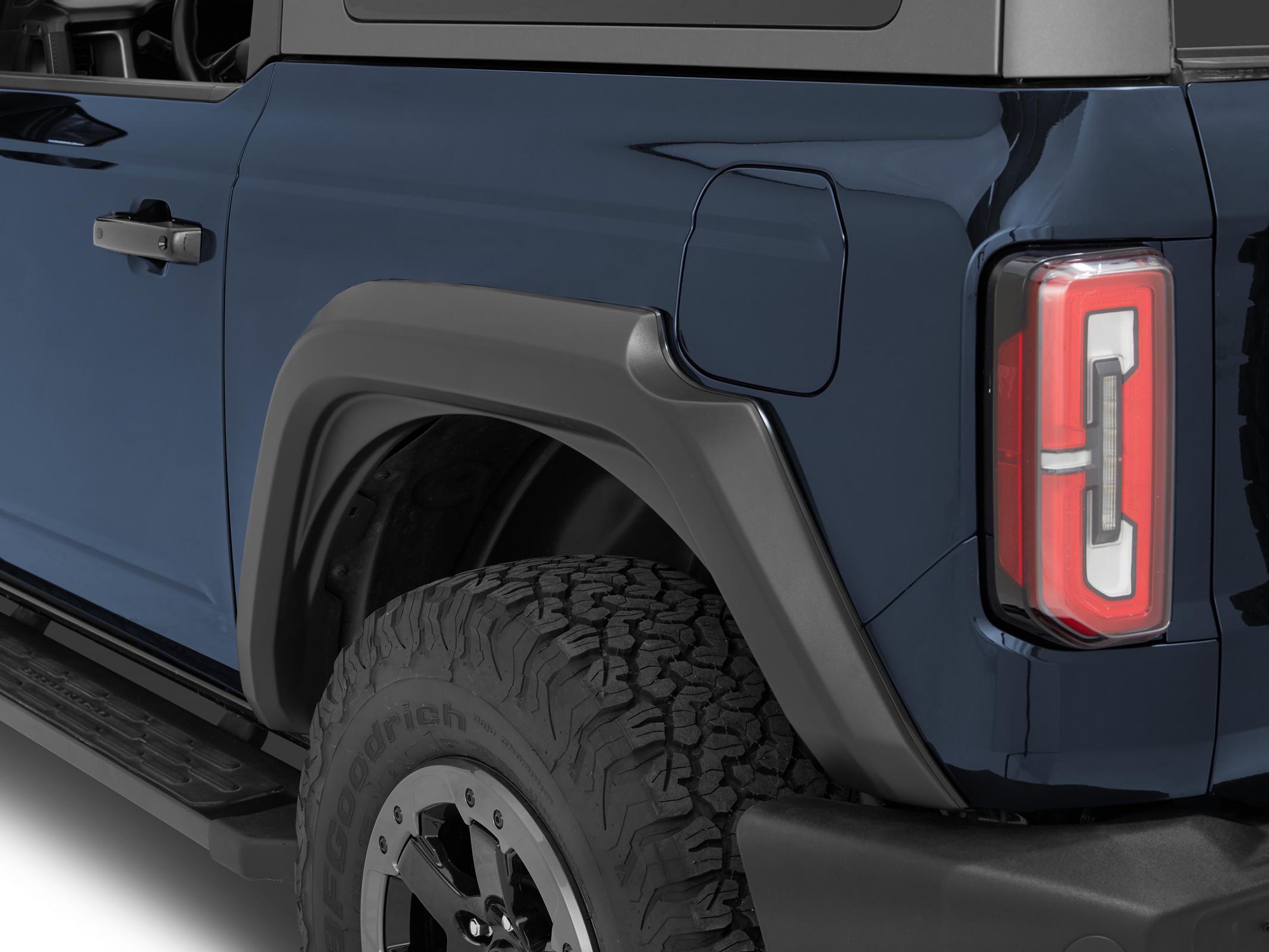 Bestop 49700-01 - Bronco Fender Flares For Ford 2021-2024 Bronco 2 Door Matte Black Thermoformed Material Bestop 49700-01 - Bronco Fender Flares For Ford 2021-2024 Bronco 2 Door Matte Black Thermoformed Material
