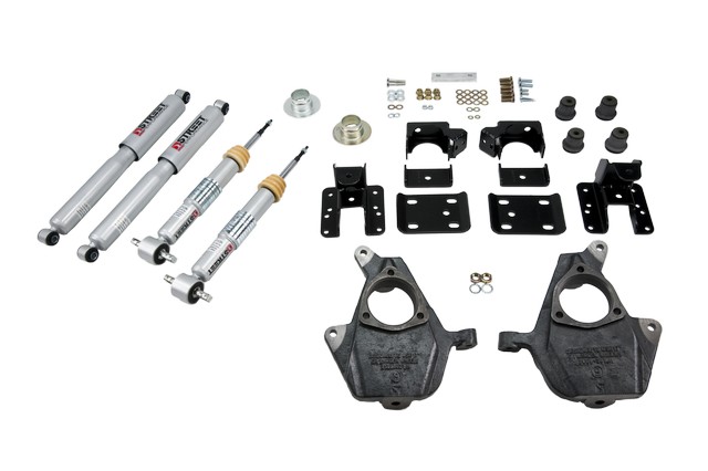 Belltech 647SP - LOWERING KITS  Front And Rear Complete Kit W/ Street Performance Shocks 2007-2013 Chevrolet Silverado/Sierra (All Cabs) 0 in. to -4 in. F/5 in. or 6 in. R drop W/ Street Performance Shocks