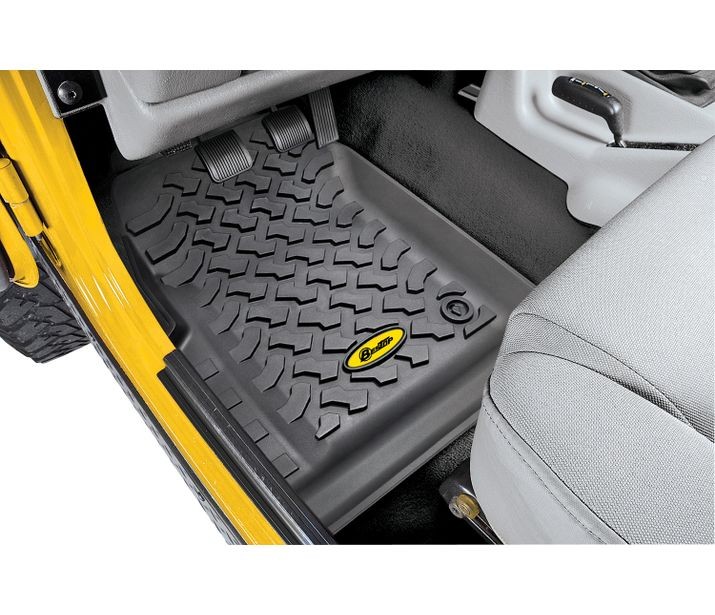 Bestop 51509-01 - Jeep Wrangler Front Floor Mats For Jeep 1997-2006 Wrangler TJ Black Pair Bestop 51509-01 - Jeep Wrangler Front Floor Mats For Jeep 1997-2006 Wrangler TJ Black Pair
