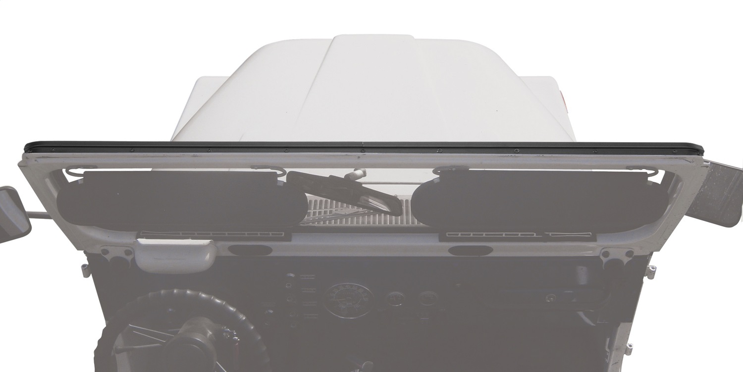 Bestop 51209-01 - 76-95 CJ5/CJ7/Wrangler Windshield Channel