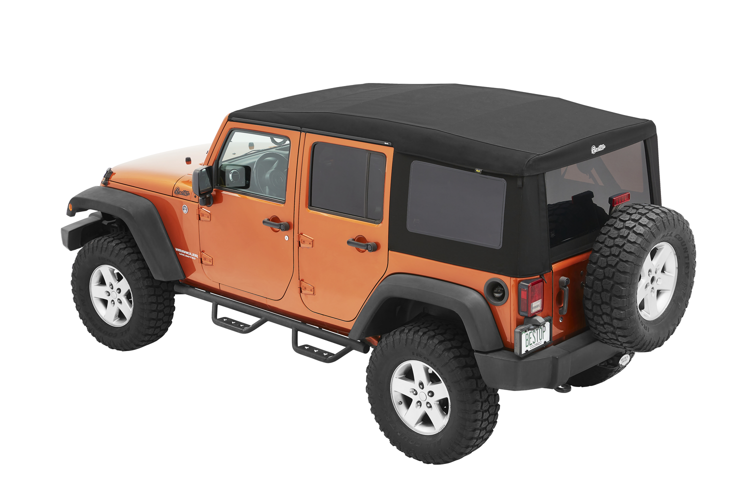 Bestop 54724-17 - Supertop Ultra Squareback Soft Top For Jeep 2007-2018 Wrangler JK 4 Door Black Bestop 54724-17 - Supertop Ultra Squareback Soft Top For Jeep 2007-2018 Wrangler JK 4 Door Black